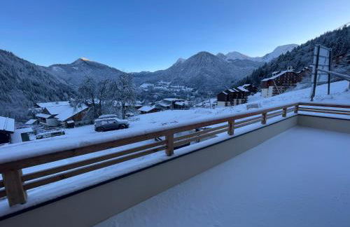 Dans résidence neuve LE SNOW ROC sur les pistes, grand studio cosy 5 pers avec terrasse panoramique, SAUNA, WIFI - Foto 24