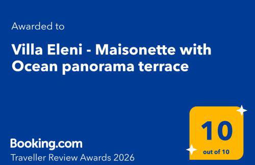 Villa Eleni - Maisonette with Ocean panorama terrace - Foto 49