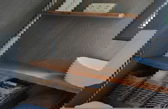 TinyHousebeiDresden unser größtes winziges Häuschen für bis zu 7 Personen, Kaminofen, große Terrasse - Nähe Sächsische Schweiz - Foto 7