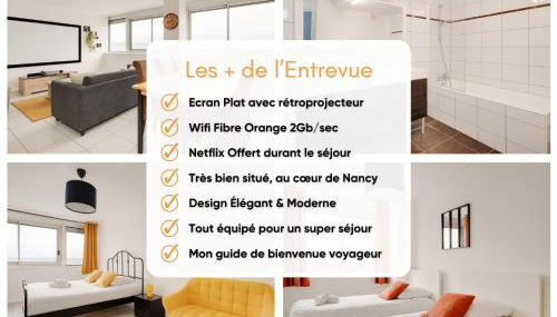 L 'entre Vue - Nancy Gare Congrès - 6 Pers - Parking - Foto 3