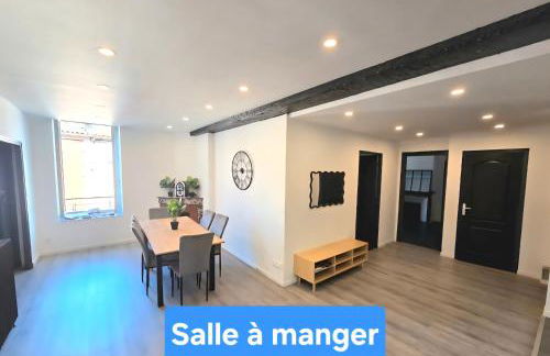 Appartement XXL 120m2 - 10 couchages - 3ch - centre Foix - 2 sdb-2 wc - Parking gratuit à 1 Minute - Foto 3