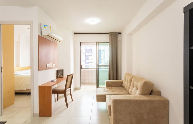 Lindo Flat no Beach Class Santa Maria em Boa Viagem - Foto 58