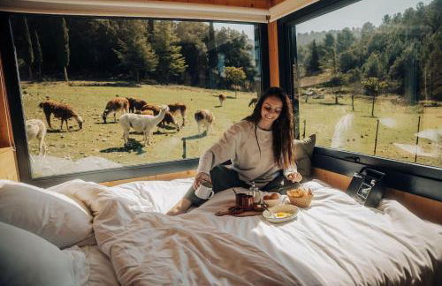 Parcel Tiny House Barroux, entouré par les lamas près du Mont Ventoux - Foto 16