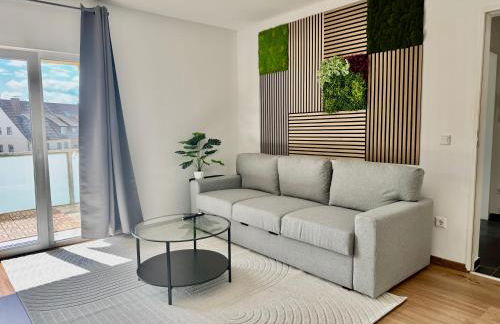 FeWo-Palmtrees 4 - Große moderne 2 Zimmerwohnung mit Süd-West Balkon in Gladbeck-Mitte Nähe Movie Park und Arena AufSchalke - Foto 1