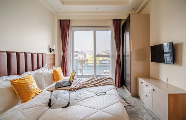 Lime Tree 1BHK Service Apartment Gurgaon - Foto 11