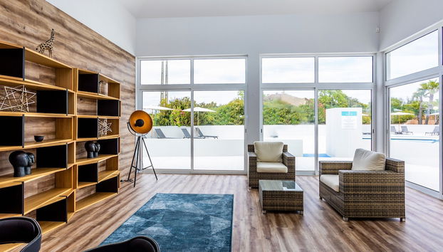 Zona de estar del vestíbulo