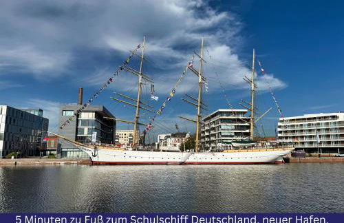 Captain's Nest - Stilvoll und modern, zentral in Hafennähe, inkl 2 Parkmöglichkeiten, 4 Schlafbereiche, 2 WCs, Arbeitsplatz, kleiner Balkon - Foto 45