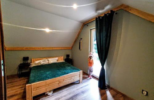 Domki pod lasem Gorce z kominkiem i jacuzzi - Photo 7