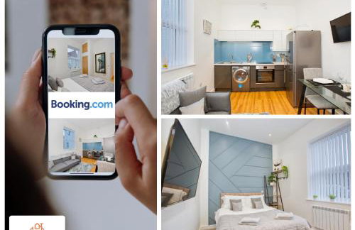 Modern 1 Bed Apartment in Central Bridgwater Ideal for Contractors & Long Stays - Foto 2