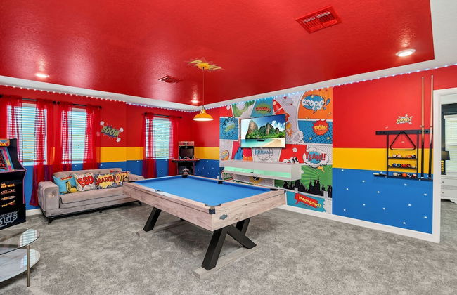 Magical Family Home 8min-disneyworld Pool Spa Sleeps 22 Stl103 - Foto 45