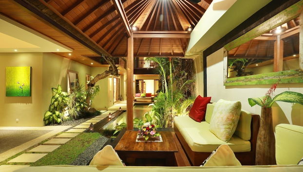 Zona de estar del vestíbulo