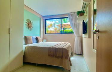 Apto Beira Mar Térreo com área gourmet Praia de Muro Alto - Foto 20