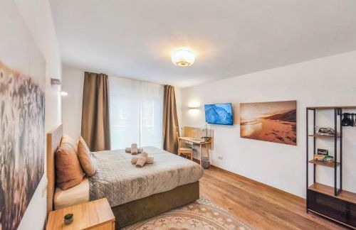 Zentrale Luxus Apartments Nürnberg, nähe Messe, Balkon, Parkplatz, Self-Check-in - Foto 14