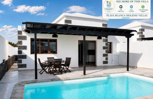 Stunning Villa Arabella - Heated Pool - BBQ - Amazing Terrace - Playa Blanca - Foto 3