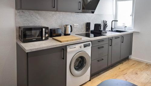 hygge-flats Apartment für 2-6, WLAN, Homeoffice - Foto 3, stove, dishwasher, toaster