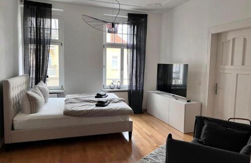 Feine Apartments in der Südstadt von Erfurt mit kostenlosen Stellplatz & Flasche Wein zur Begrüßung - Foto 18