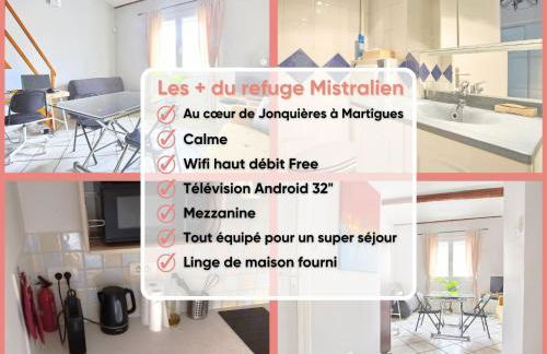 Le Refuge Mistralien - free Parking - WiFi - Cuisine - Foto 2