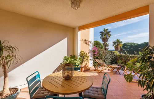 Appartement avec jardin, clim & piscine - Proche plages et randos, parking privé - La Girelle - Foto 12