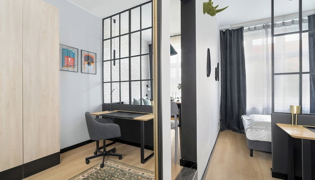 Poznan Apartment With Desk by Renters - Foto 3, Habitación