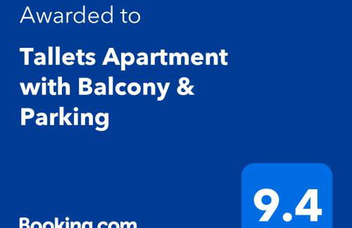 Tallets Apartment with Balcony & Parking - Foto 17