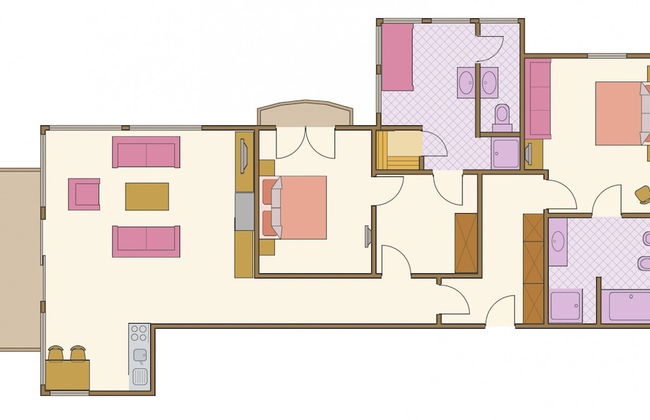 Penthouse mit 2 Schlafzimmern - Foto 9