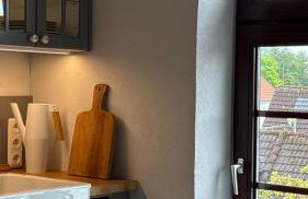 100 qm Ferienwohnung Solgård mit Balkon über den Dächern Tönnings, nahe St Peter Ording und der Nordsee - Foto 4