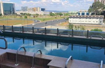 FLAT EXCLUSIVO DENTRO DO HOTEL RAMADÃ - Eixo Monumental - Foto 75