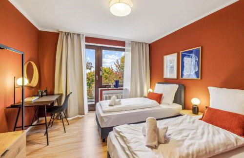 NASA Homes I Moderne Suite I Zentral I 3 Zimmer I 3 Balkone I neu renoviert I Smart TV I Hotelbetten - Foto 21