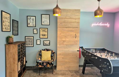 Chalet neuf, Jacuzzi, piscine privée mai-sept, pétanque, proche Paradiski - Foto 35