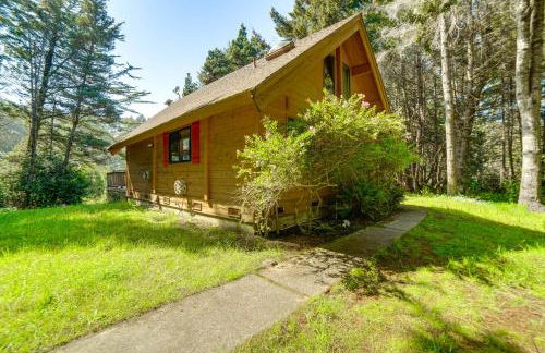 Hot Tub, 1 Mi to Beach 12-Acre Fort Bragg Cabin! - Foto 30