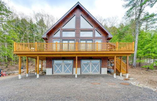 Mtn-View Deck Scenic Conway Log Cabin! - Foto 35