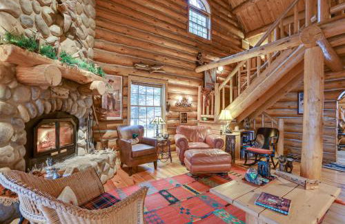 Handcrafted Log Home on River Near Crystal Mtn - Foto 1