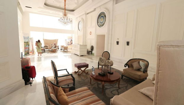 Sitzecke in der Lobby