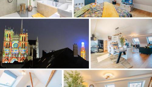 Elegant 120m2-Face cathedrale-6 pers-free Parking - Foto 2