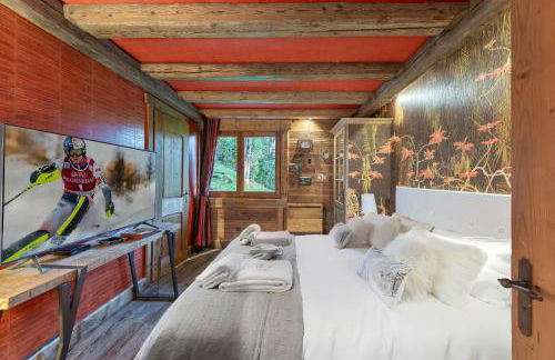 SOMPTUEUX CHALET BARON MEGEVE VUE.Jaccuzi.4 mn a pied au centre - Foto 20