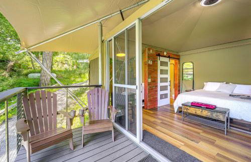 Mtn-View Deck Scenic Glamping Getaway Near Boone! - Foto 16