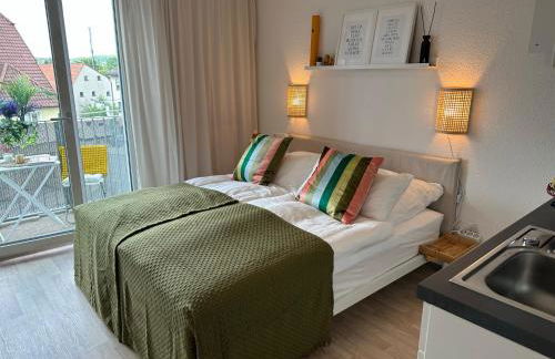 Komfortables, barrierefreies Appartement mit sonnigem Balkon in der Nähe von Flughafen und Messe 30 - Foto 7