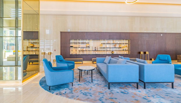 Zona de estar del vestíbulo