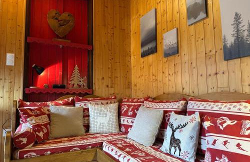 L'Orpin Givré - Chalet Caucalide avec grande terrasse, cheminée et sauna - Foto 12