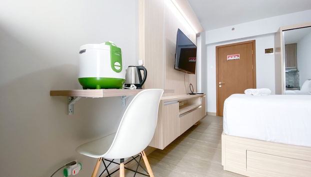 Cozy Living And Homey Studio Room Cinere Resort Apartment - Foto 4, Habitación