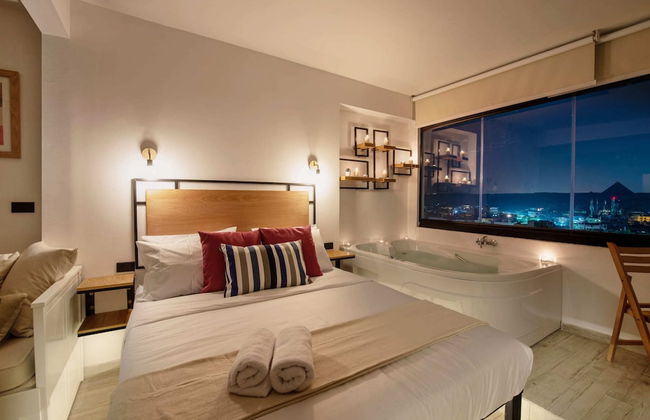 Jacuzzi Studio @ The Pyramids Free Airport Pickup - Foto 9