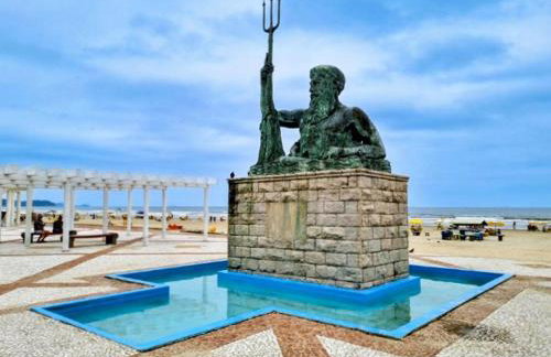 Apartamento na Praia Grande Vista ao Mar 1 quarto 100m da Areia - Foto 22