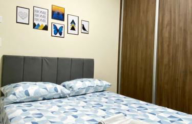 Apto charmoso na V Planalto perto Shopping com 2 Quartos de Casal ArCond Wifi 500megas Home Office e Garagem em Dourados - Foto 9