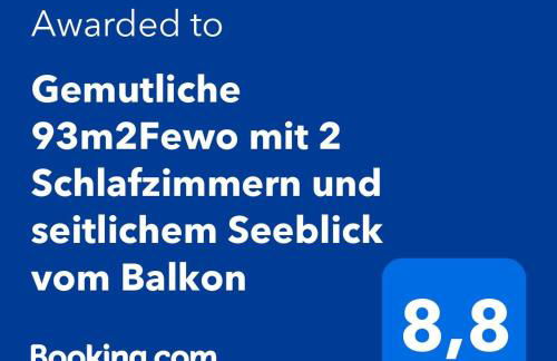 Gemutliche 93m2Fewo mit 2 Schlafzimmern und seitlichem Seeblick vom Balkon - Foto 4