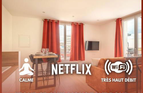 Le PÉTRA - Self Checkin Automatique - Netflix - 15 min Giverny - Foto 1