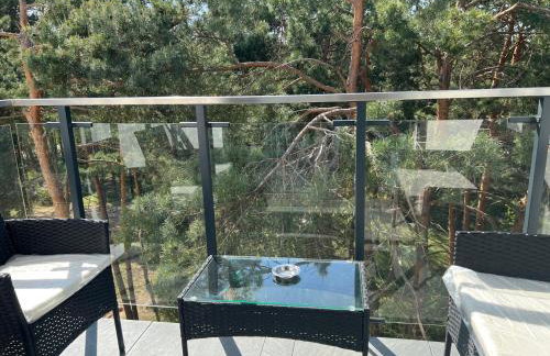 Family & Business Sauna Tężnia Apartments No 9 VIP -Leśny nad Zalewem Cedzyna, Unikat SPA- 1 Bedroom with Private Sauna, Jacuzzi, Spectacular View Terrace, Parking, Catering Options - Foto 12