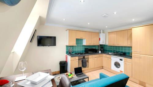 Studio Flat near Old Street With Balcony Suit Couple Sleeps 3 - Foto 5, stove, toaster