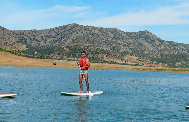 Paddle surf en el embalse de Alange - Photo 1