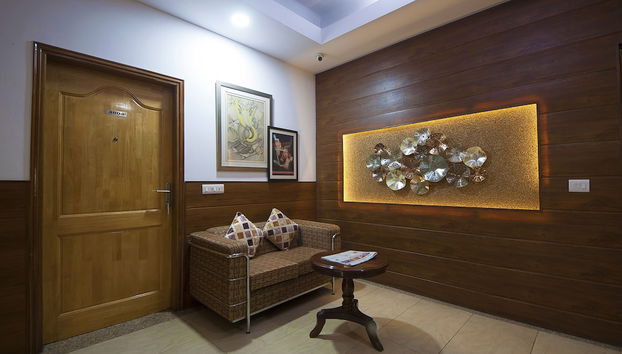 Zona de estar del vestíbulo