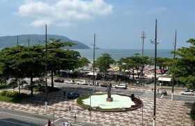 Apartamento Frente a Praia do Embare Santos 2 - Foto 1